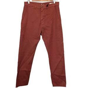 Pence 1979 Linen Blend BALDO Trouser Pants 44 Tailored Fit Raw Hem -NWT